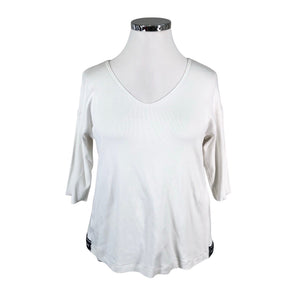 Unisex Marc Cain - Tricot shirt, size 46 - White (1)