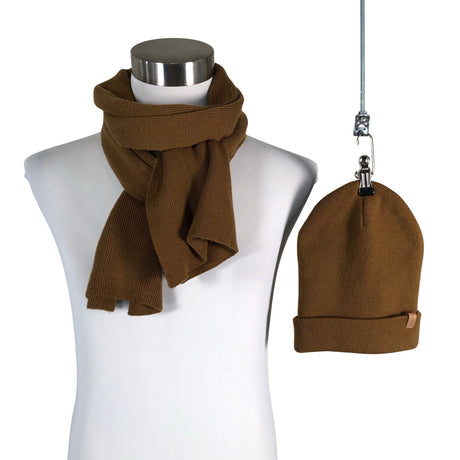 Unisex Selected - Winter beanie, size 52 - 54 cm - Brown ()