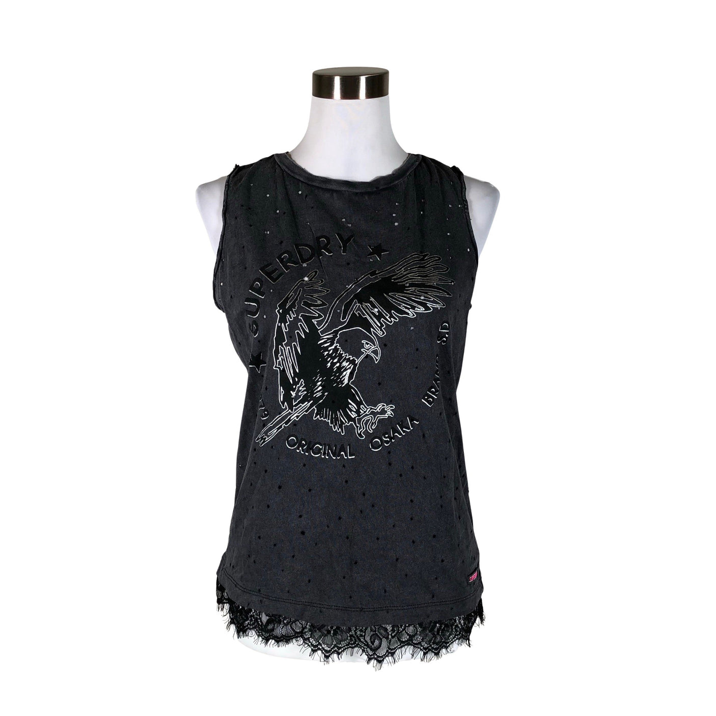 Unisex Superdry - Tricot tank top, size 36 - Gray (1)