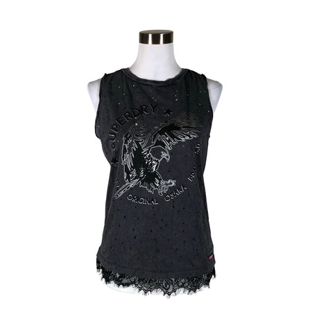 Unisex Superdry - Tricot tank top, size 36 - Gray ()