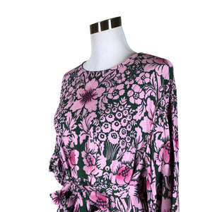 Unisex Marimekko - Schiffon dress, size 40 - Green (3)