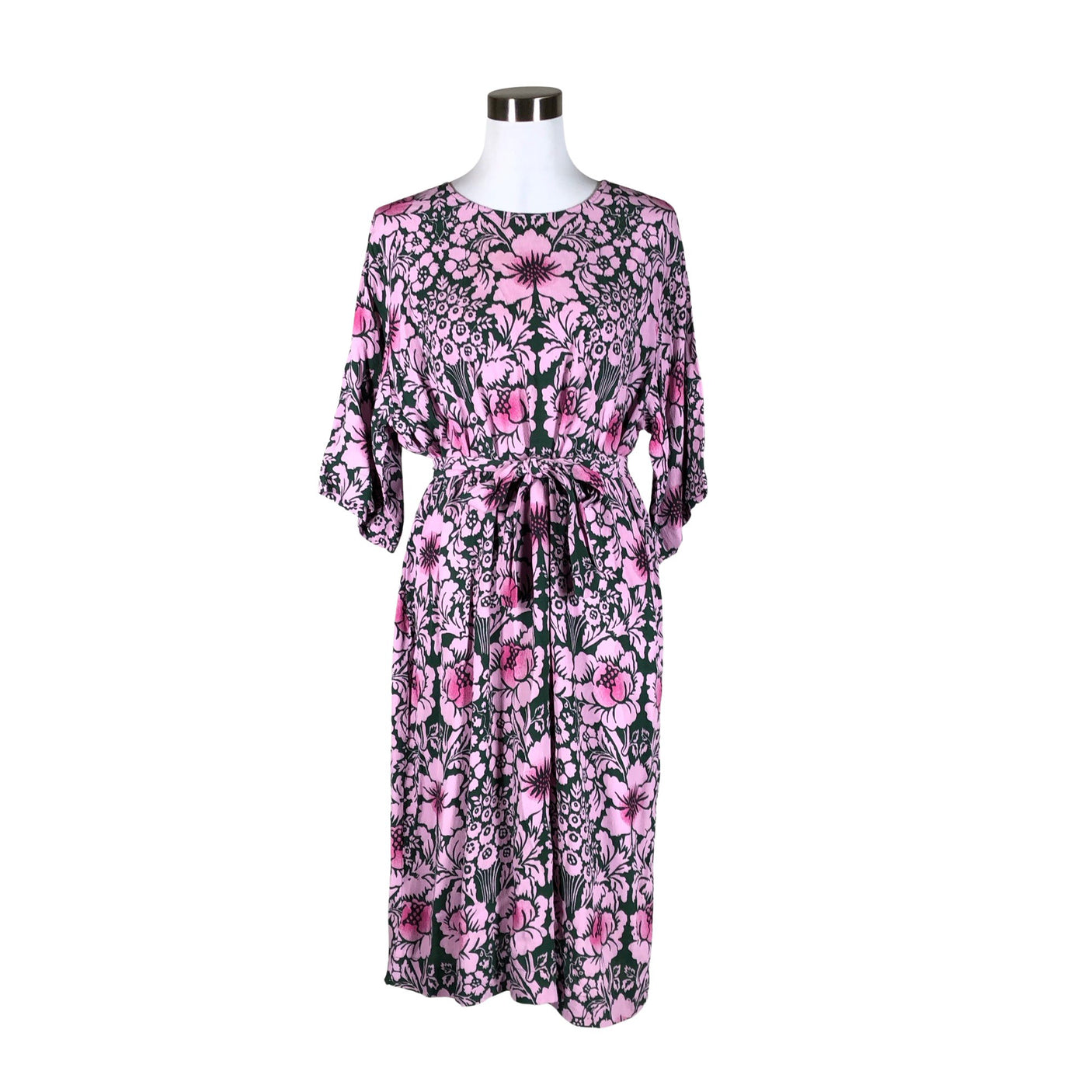Unisex Marimekko - Schiffon dress, size 40 - Green (1)