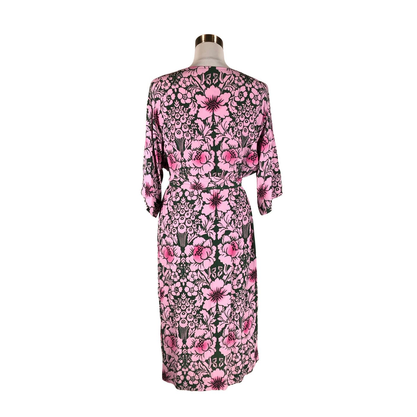 Unisex Marimekko - Schiffon dress, size 40 - Green (2)