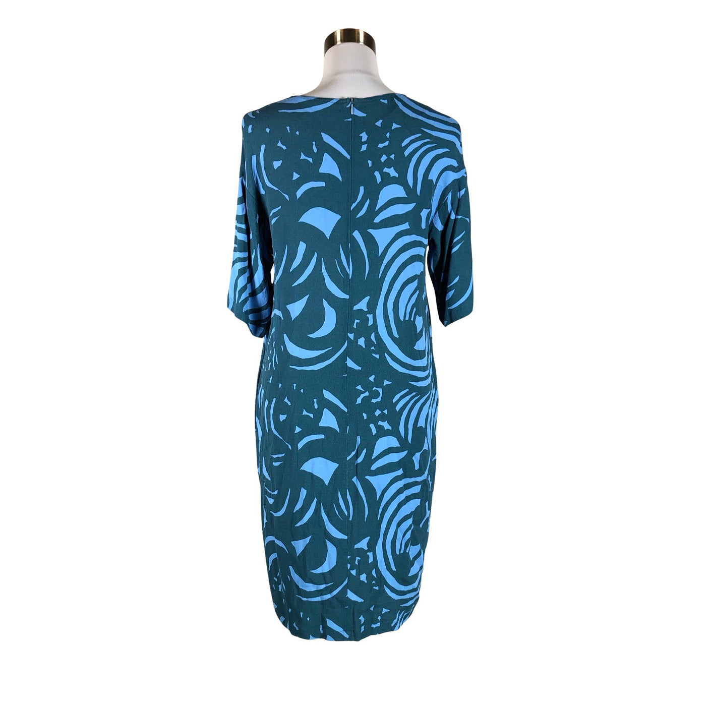 Unisex Marimekko - Schiffon dress, size 38 - Blue (2)