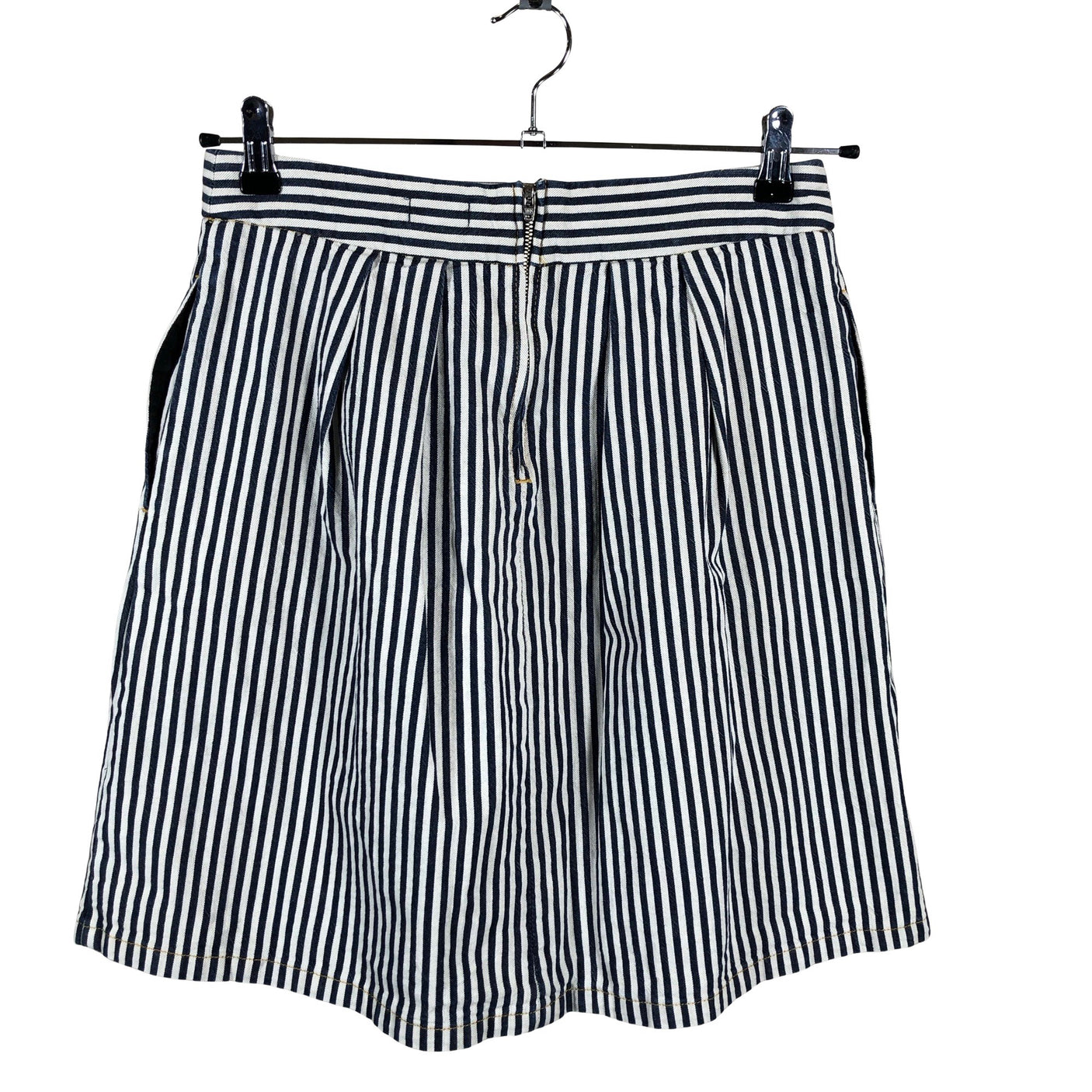 Unisex Benetton - Denim skirt, size 38 - White (2)