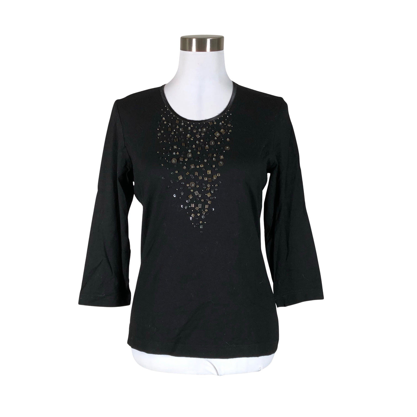 Unisex Gerry Weber - Tricot shirt, size 40 - Black (1)