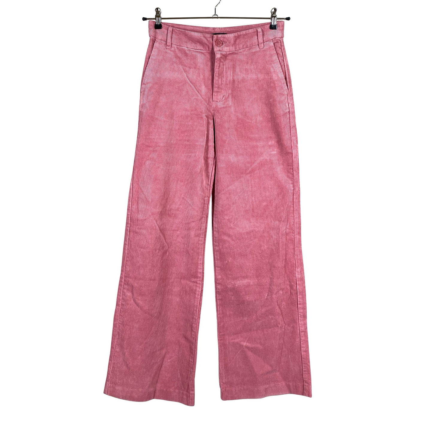 Unisex Lindex - Velvet pants, size 36 - Light pink (1)