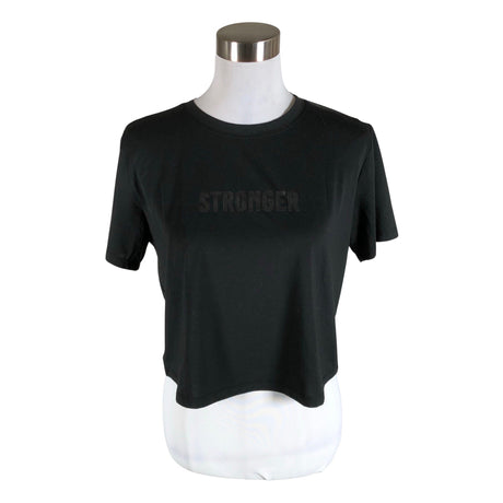 Unisex Stronger - Sports shirt, short sleeve, size 38 - Black ()