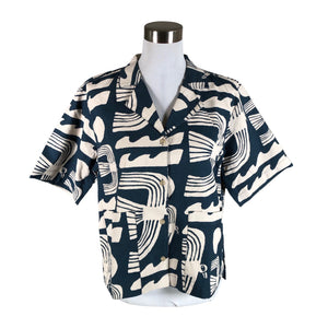 Unisex Dedicated - Short-sleeved blouse, size 38 - Blue (1)