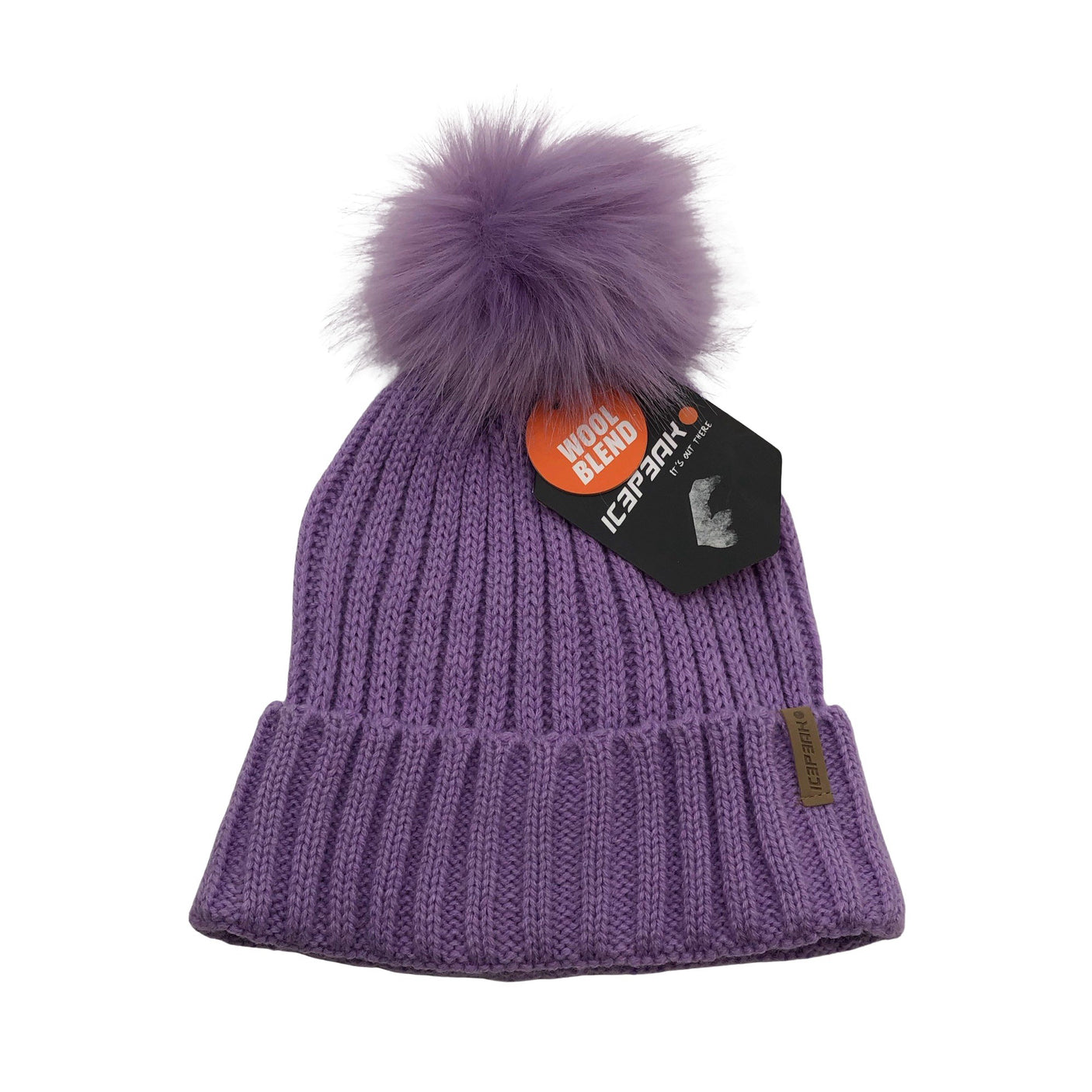 Unisex Icepeak - Winter beanie, size 52 - 54 cm - Violet (1)