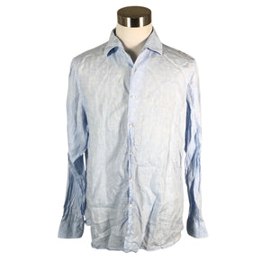 Unisex Luca Faloni - Collared shirt, size XXL - Light blue (1)