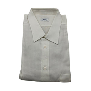 Unisex Brioni - Collared shirt, size XXL - Natural white (1)