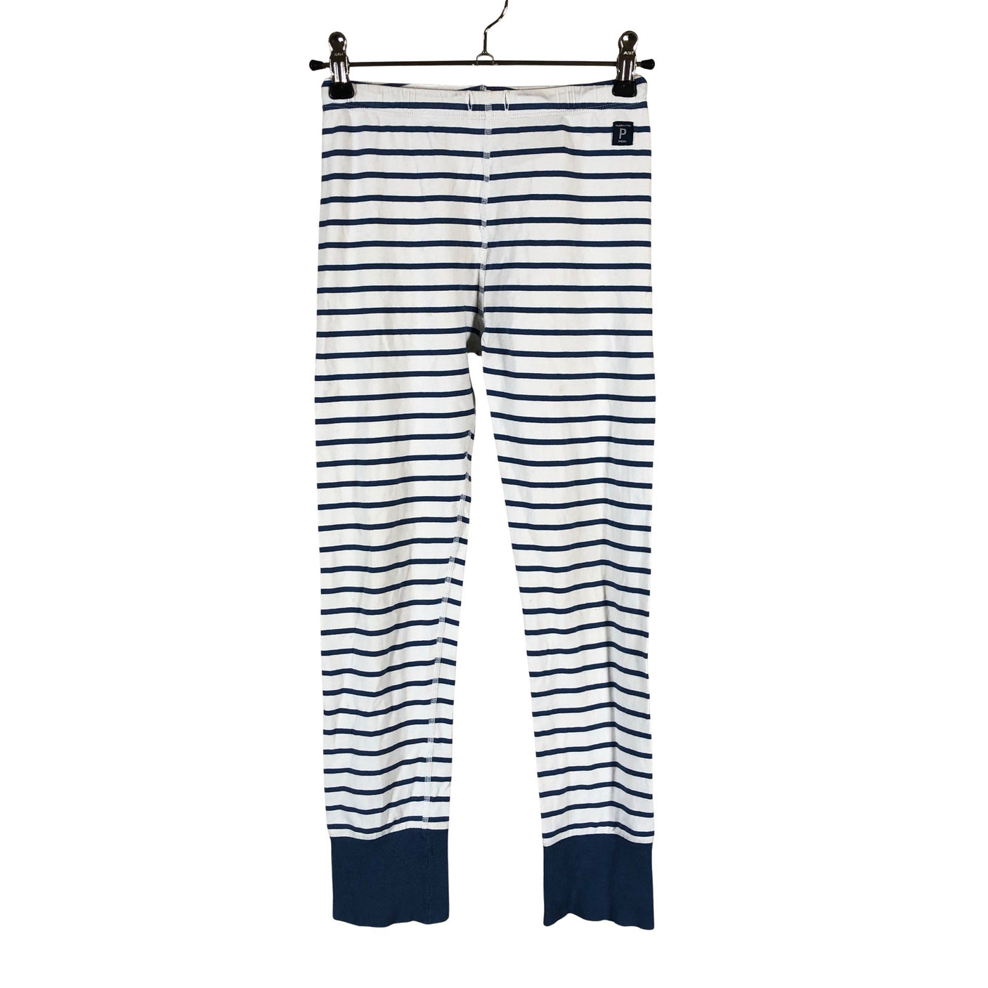 Unisex Polarn O. Pyret - Tricot pants, size 122 - 128 - White (1)