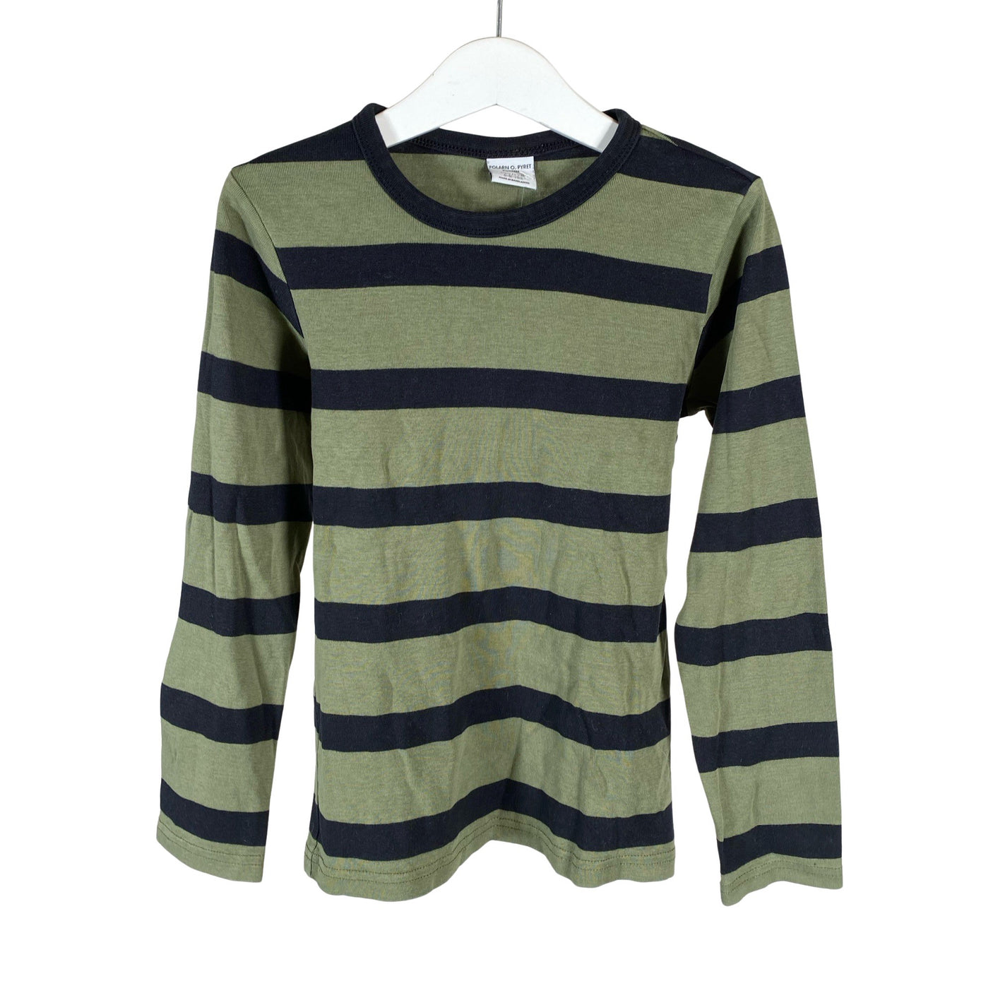Unisex Polarn O. Pyret - Tricot shirt, size 122 - 128 - Green (1)