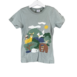 Unisex Polarn O. Pyret - T-shirt, size 110 - 116 - Green (1)