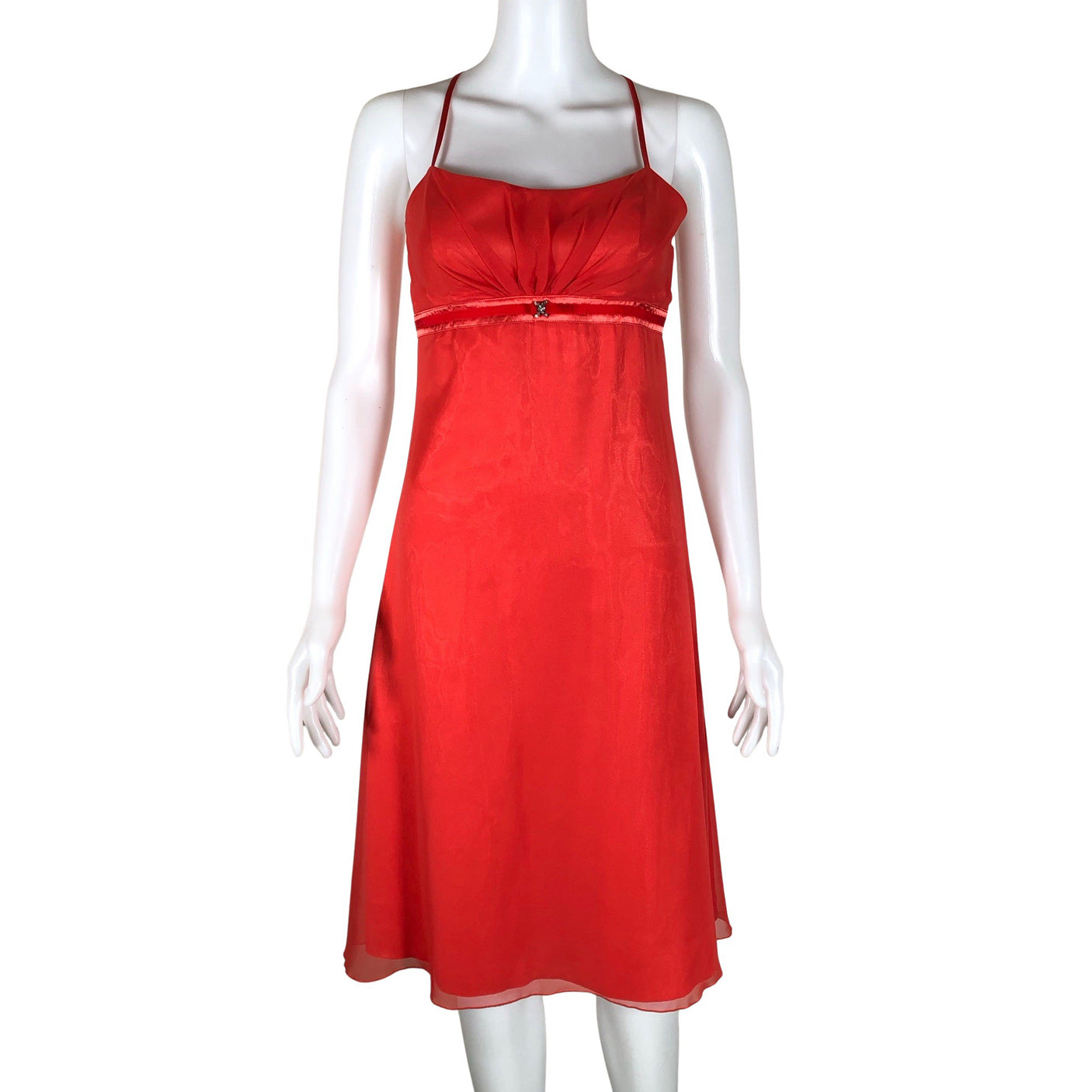 Unisex Vera Mont - Party dress, size 36 - Red (1)