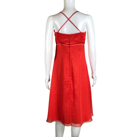 Unisex Vera Mont - Party dress, size 36 - Red (2)