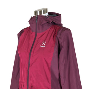 Unisex Haglöfs - Outdoor jacket, size 38 - Wine red (3)