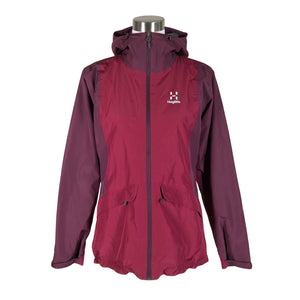 Unisex Haglöfs - Outdoor jacket, size 38 - Wine red (1)