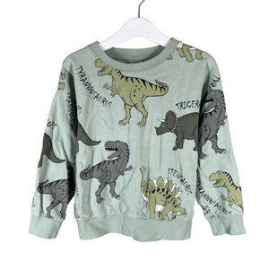 Unisex Lindex - Sweatshirt, size 110 - 116 - Green (1)