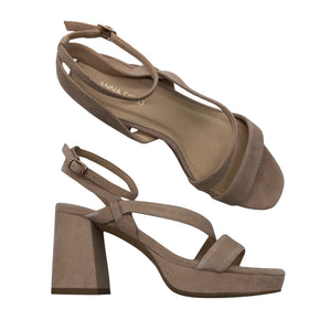 Unisex Anna Field - Heeled sandals, size 37 - Beige (1)