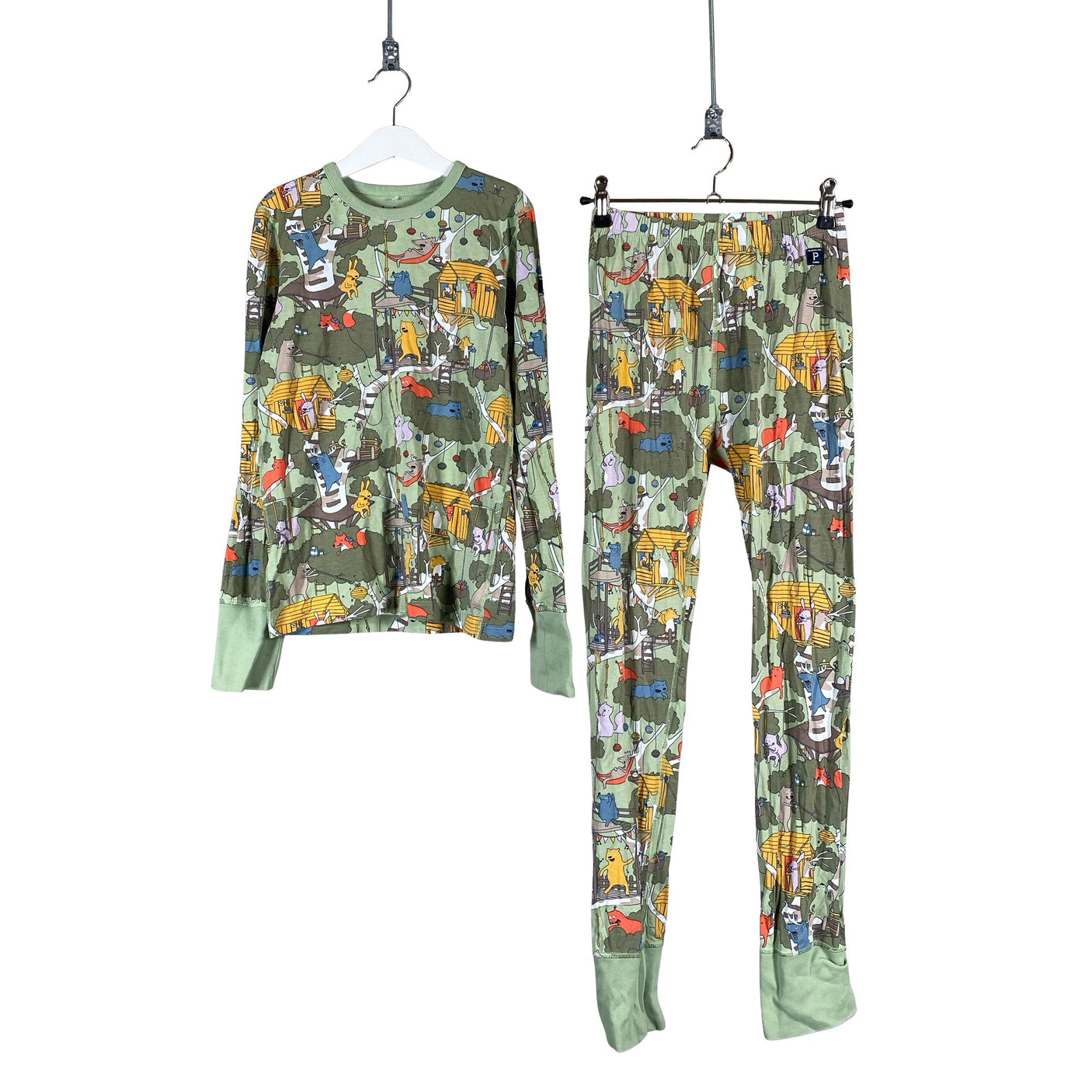 Unisex Polarn O. Pyret - Nightwear, size 134 - 140 - Green (1)