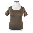 Unisex Aim'n - Sports shirt, short sleeve, size 42 - Beige ()