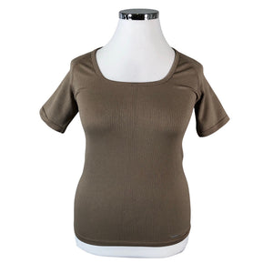 Unisex Aim'n - Sports shirt, short sleeve, size 42 - Beige (1)