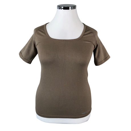 Unisex Aim'n - Sports shirt, short sleeve, size 42 - Beige ()