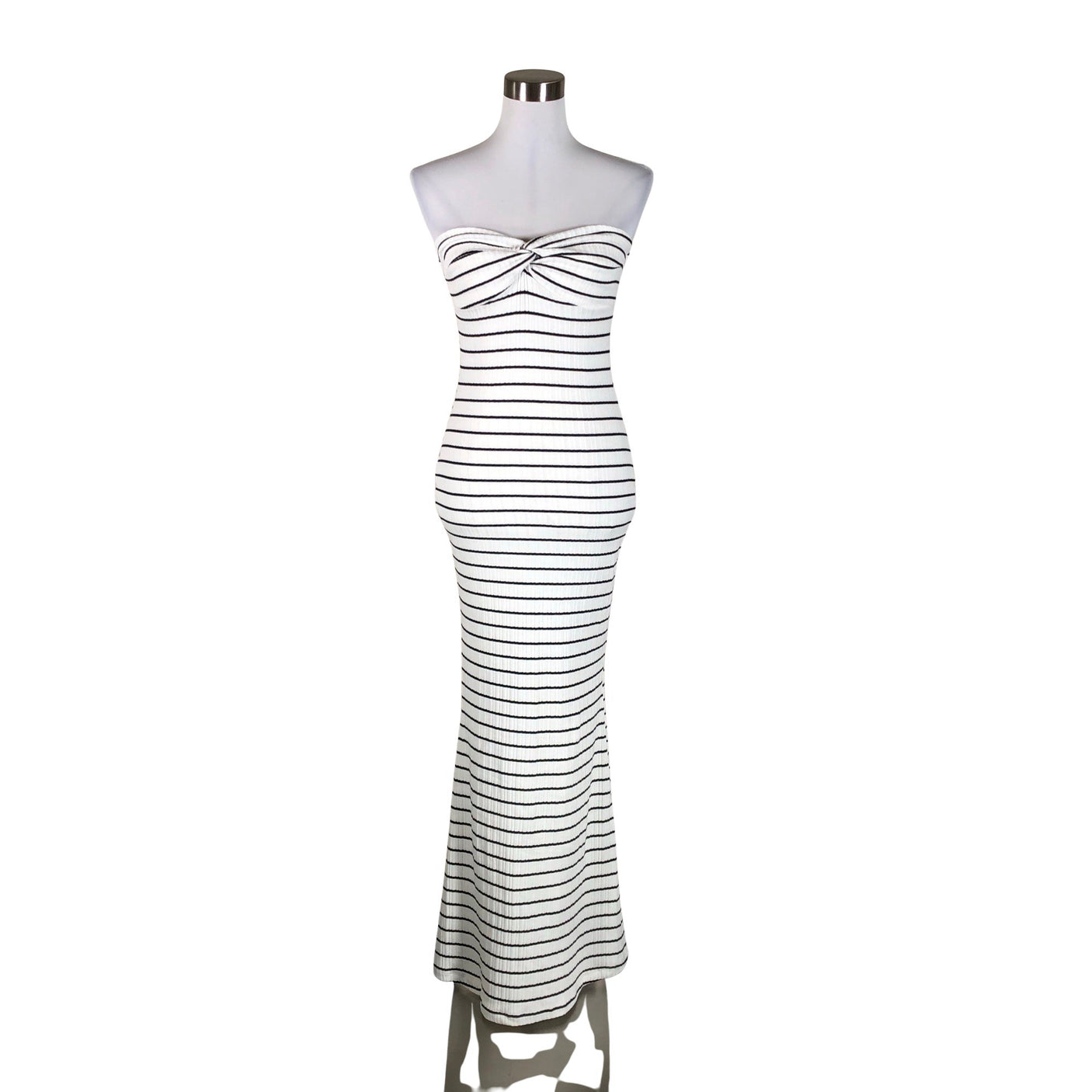 Unisex Na-KD - Knit dress, size 38 - White (1)