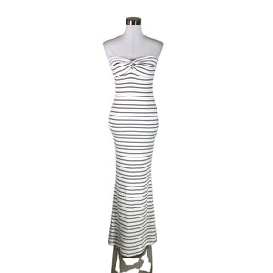 Unisex Na-KD - Knit dress, size 38 - White (1)