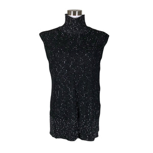 Unisex Massimo Dutti - Knit vest, size 36 - Black (1)