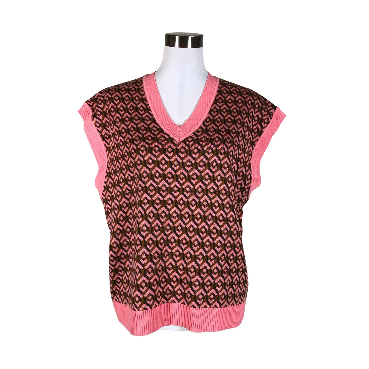 Unisex Tintoretto - Knit vest, size 40 - Light pink (1)