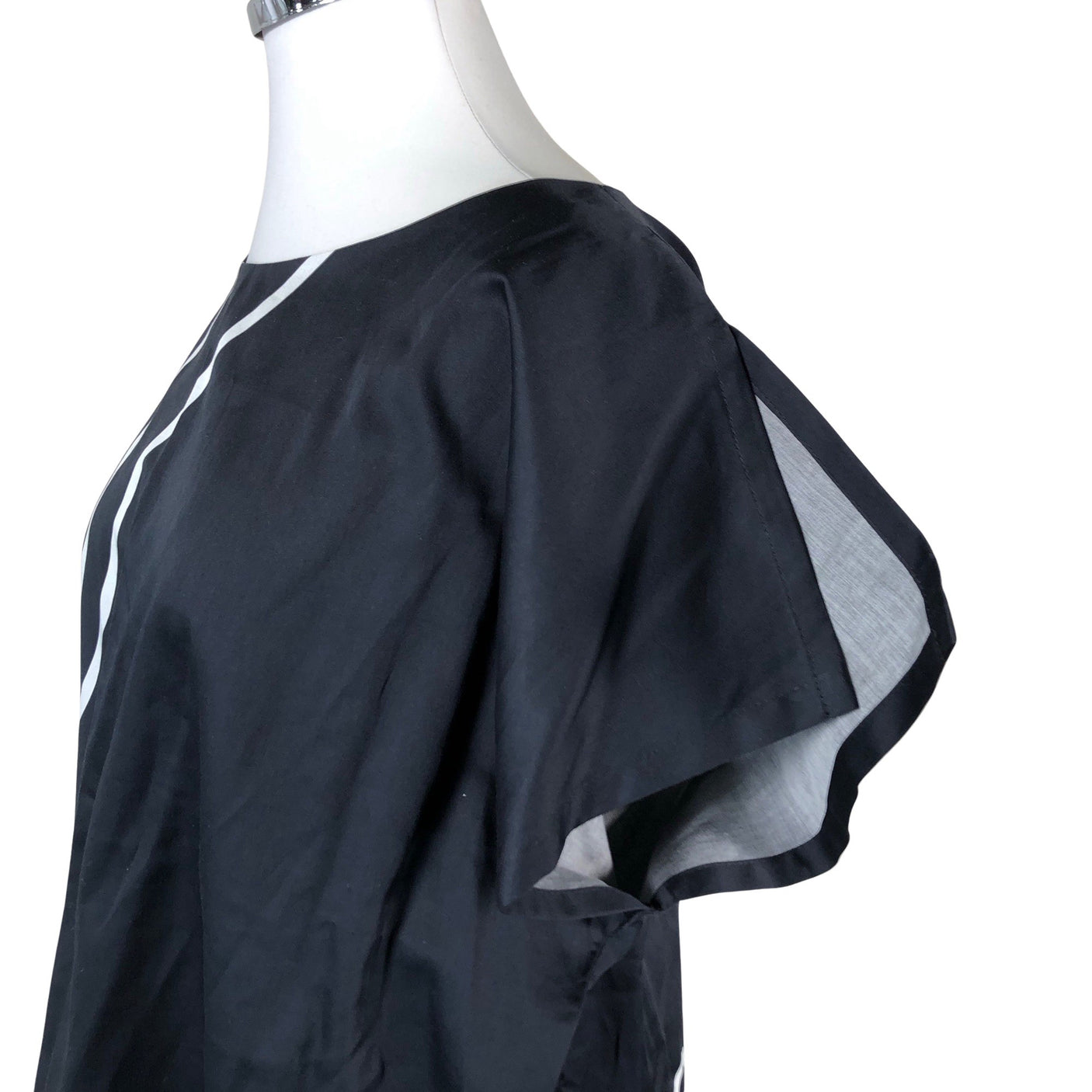 Unisex Ommellinen - Short-sleeved blouse, size 46 - Black (2)