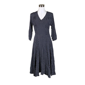 Unisex Jumperfabriken - Schiffon dress, size 38 - Blue (1)