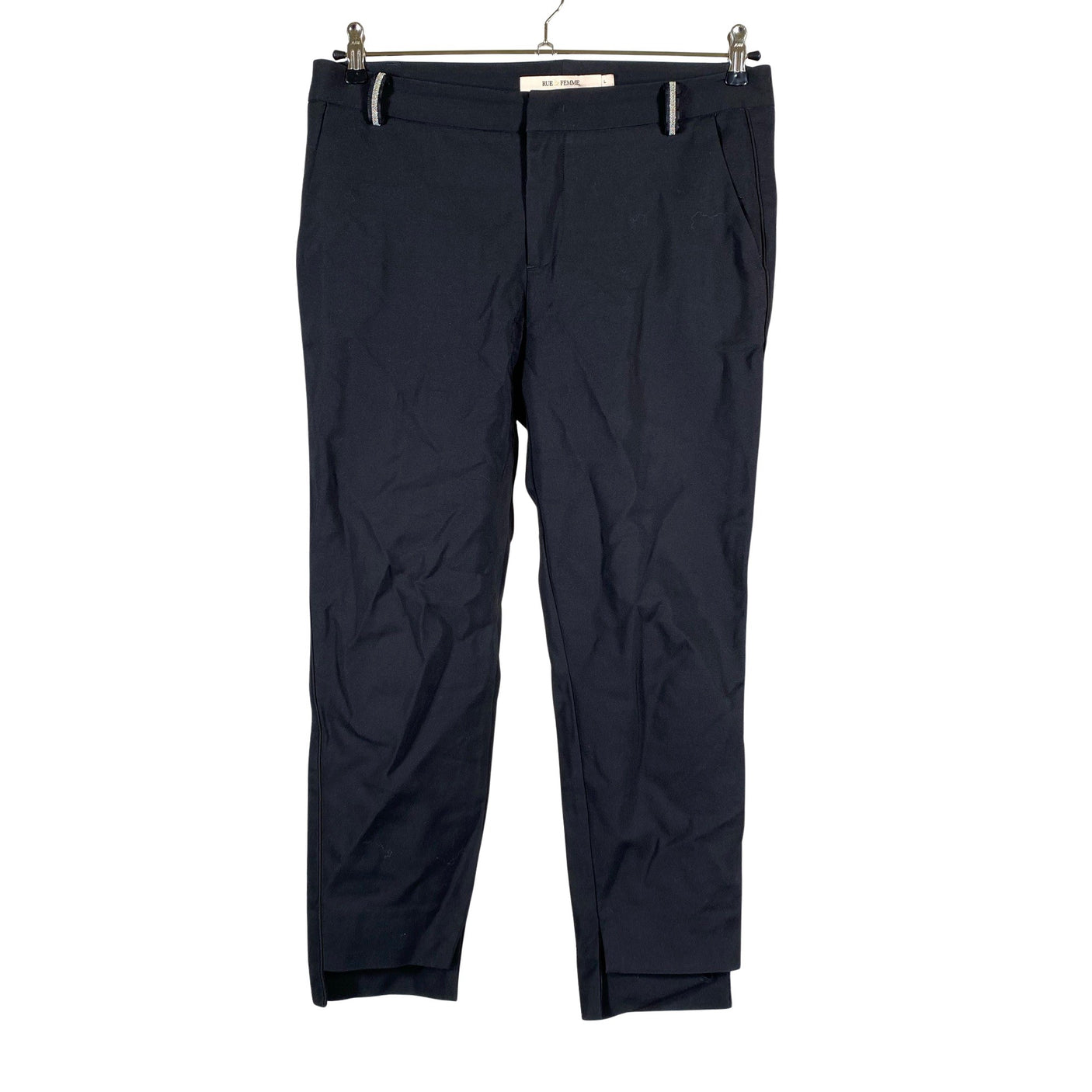 Unisex Rue de Femme - Straight leg trousers, size 40 - Black (1)