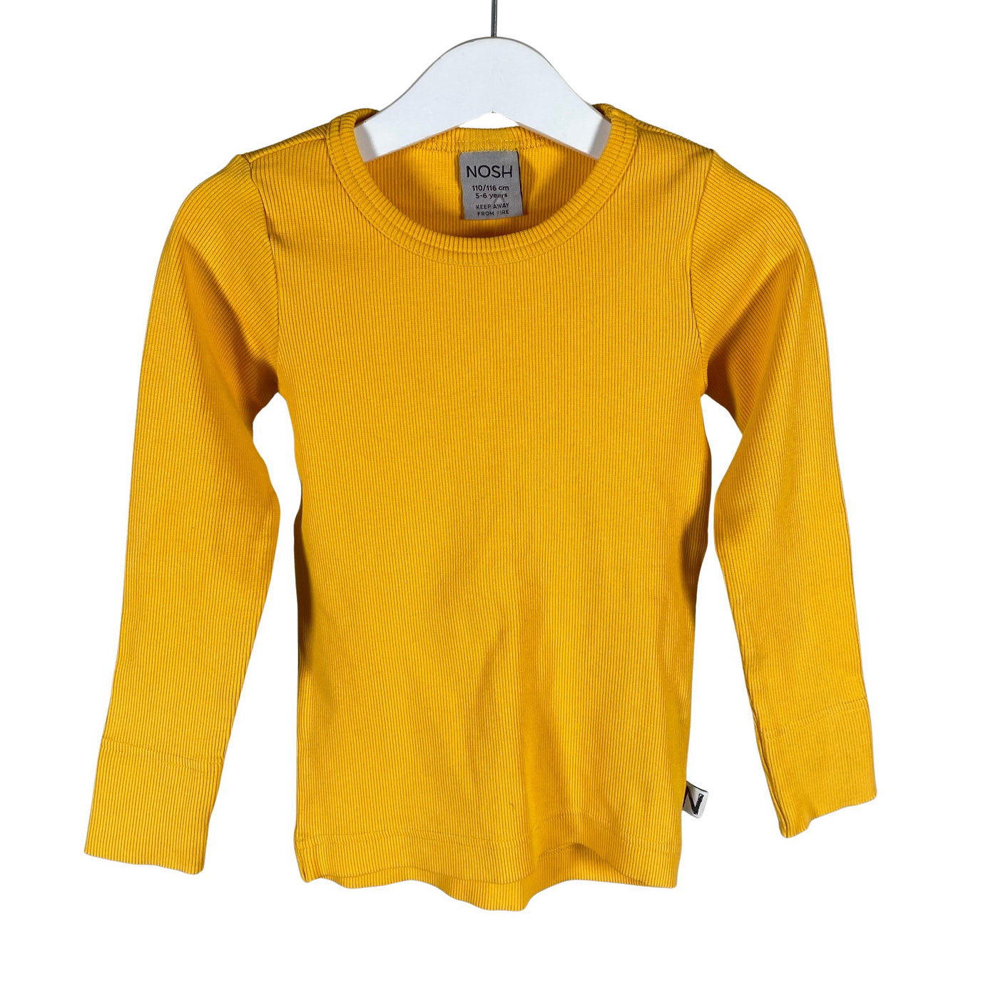 Unisex NOSH - Tricot shirt, size 110 - 116 - Yellow (1)