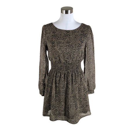 Unisex Apricot - Schiffon dress, size 38 - Brown ()