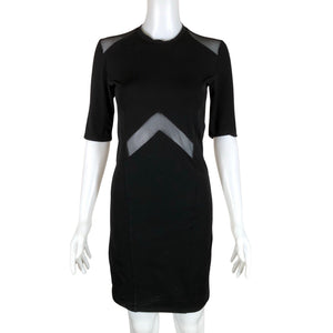 Unisex Pop Copenhagen - Tricot dress, size 36 - Black (1)