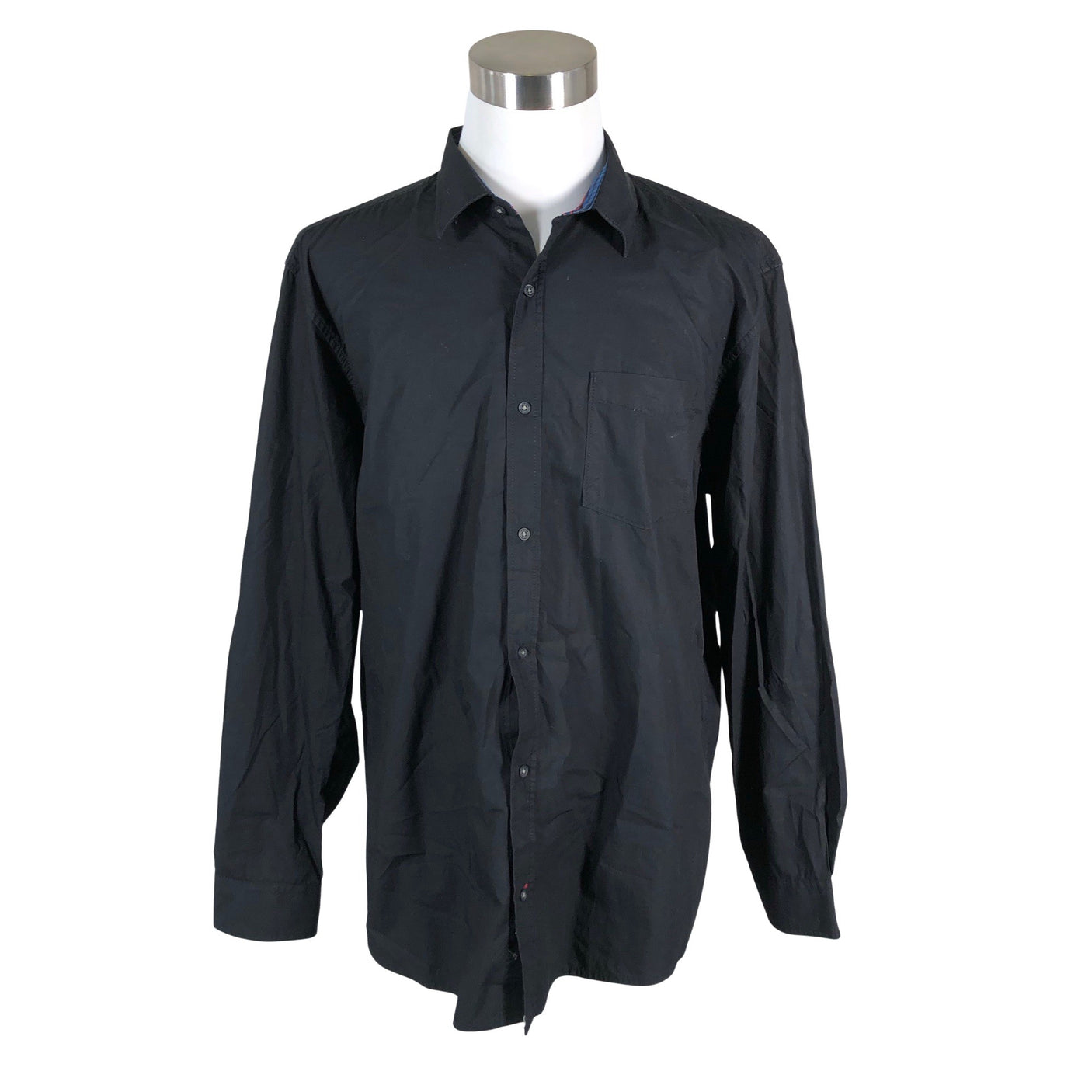 Unisex s.Oliver - Collared shirt, size XXL - Black (1)