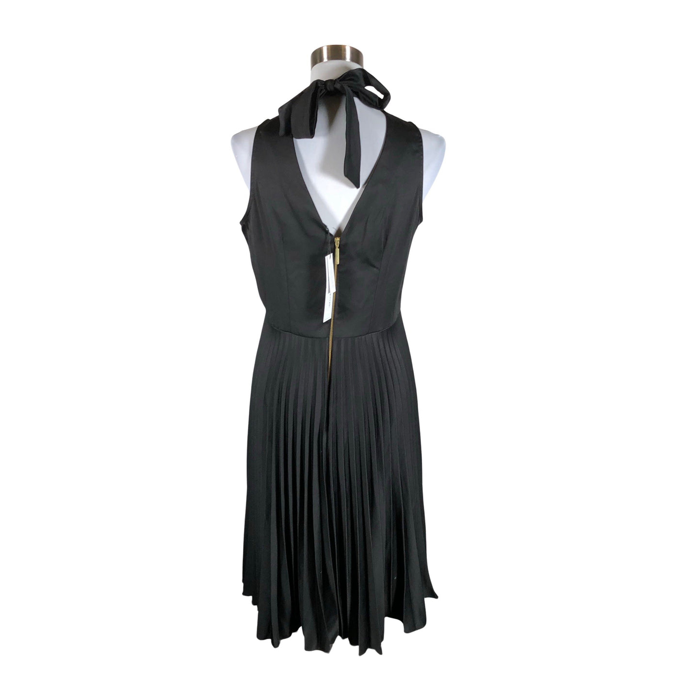 Unisex Closet London - Schiffon dress, size 40 - Black (2)