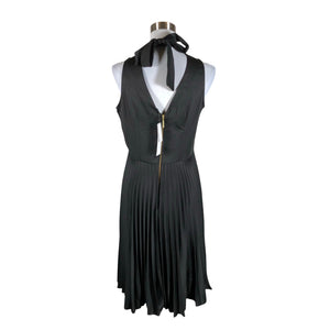 Unisex Closet London - Schiffon dress, size 40 - Black (2)