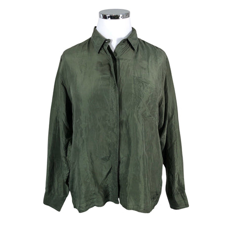 Unisex Stockmann Silk - Blouse, size 44 - Green ()