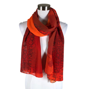 Unisex Calvin Klein - Scarf, size Midi - Orange (1)