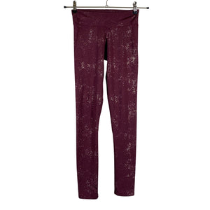 Unisex POMPdeLUX - Sports tights, size 164 - 170 - Wine red (1)
