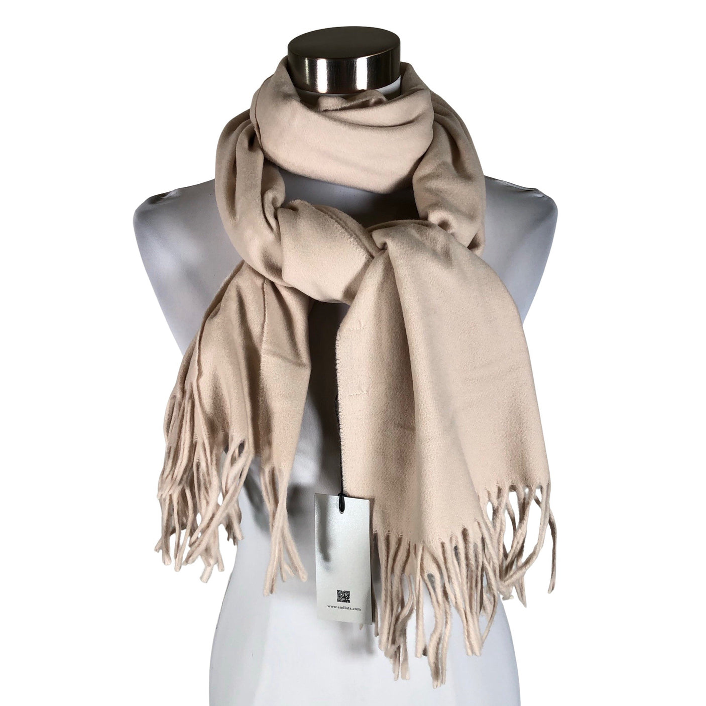 Unisex Andiata - Scarf, size Midi - Beige (1)