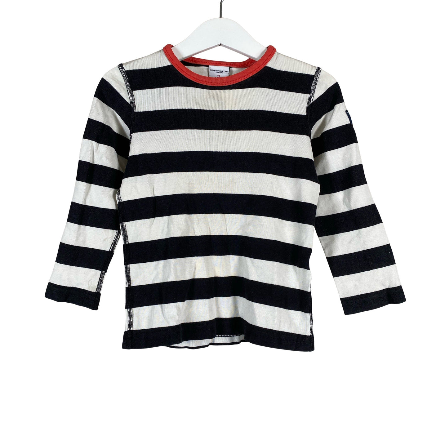 Unisex Polarn O. Pyret - Tricot shirt, size 92 - 98 - Black (1)