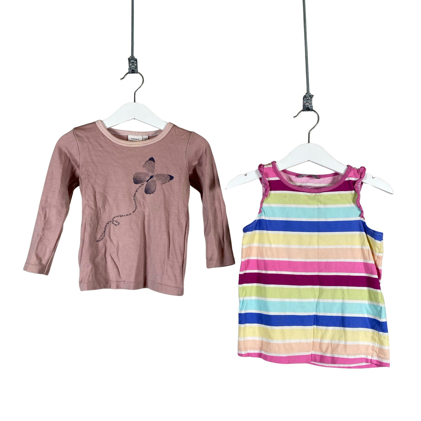 Unisex Name It - Tricot shirt, size 92 - 98 - Light pink (1)