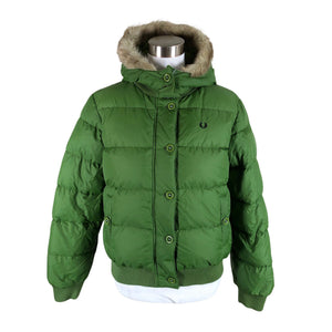 Unisex Fred Perry - Down jacket, size 40 - Green (1)