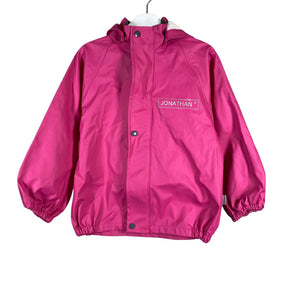 Unisex Jonathan - Rain jacket, size 98 - 104 - Pink (1)